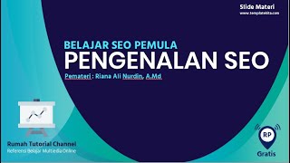 Belajar SEO Pemula 0150 Pengenalan Dasar SEO Untuk Pemula [upl. by December]