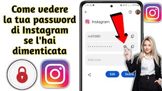 Come vedere la tua password di Instagram se lhai dimenticata 2024 [upl. by Okihcas]