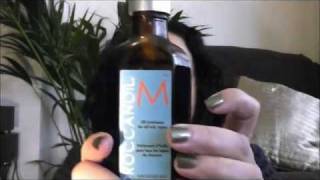 Review Moroccanoil Hair products on natural curly hair [upl. by Hermie]