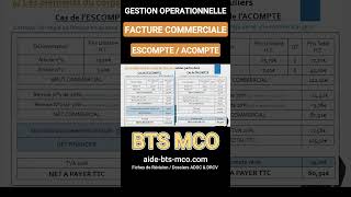 Comprendre les ACOMPTES et les ESCOMPTES en facturation  Gestion en BTS MCO [upl. by Novj788]