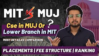 Manipal Jaipur vs Manipal Karnataka Comparison Review 2022  Placements  Fee Structure  MIT vs MUJ [upl. by Skillern462]