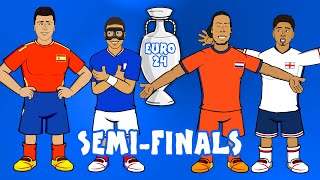 The Semi Finals of EURO 2024 Spain vs France Netherlands vs England SemiFinal Preview [upl. by Tichonn]