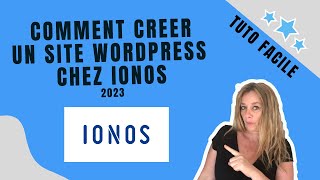 Comment créer un site wordpress avec Ionos [upl. by Melisande28]