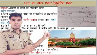 Regulating act 1773  charter act 1773  रेगुलेटिंग एक्ट 1773  polity by ABHISHEK SIR [upl. by Attenej]