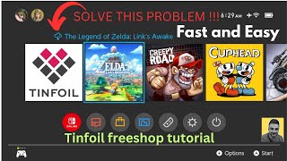 how to fix Nintendo switch Tinfoil freeshop games download problem [upl. by Bettencourt]