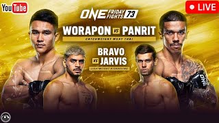 ONE Friday Fights 73 Worapon vs Panrit  LIVE STREAM  Muay Thai Watch Party  ONE Lumpinee 73 [upl. by Nickerson954]