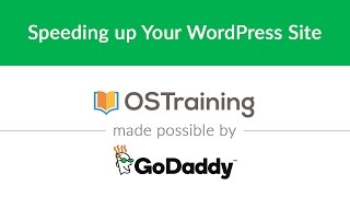WordPress Beginner Tutorial 38 Speeding up Your WordPress Site [upl. by Madanhoj]