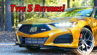 The Hottest Acura Sedan Ever  2022 Acura TLX Type S Review [upl. by Hguh]