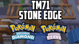 Where to Find TM71 Stone Edge  Pokémon Brilliant Diamond amp Shining Pearl [upl. by Shaddock686]