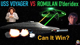 Can Voyager Defeat a Romulan Dderidex  Both Ways  Star Trek Starship Battles [upl. by Yolane578]