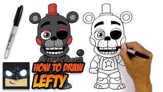 How to Draw Lefty  Five Nights at Freddys [upl. by Tonia519]