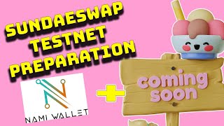 SundaeSwap Testnet Preparation  How to setup Nami Wallet for Sundaeswap Testnet [upl. by Singer]