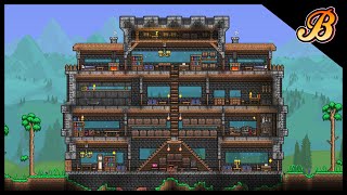 How to Build a Base in Terraria  Terraria 14  Terraria House [upl. by Atinauj]