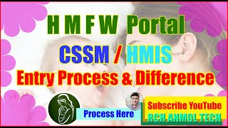 CSSM Report entry in HMFW Portal  RCH ANMOL TECH  Telugu [upl. by Ennaus]