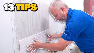 How to Install Bathroom Wall Tile  DIY For Beginners [upl. by Drallim845]