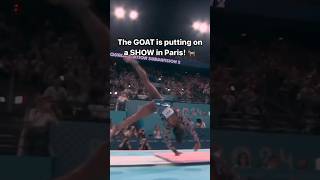 Simone Biles drops HUGE 158 vault in qualifying 😱 [upl. by Hubsher]