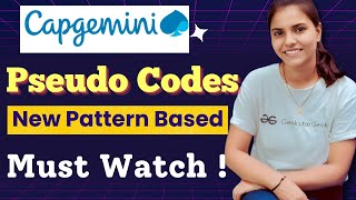 Capgemini Pseudo Codes Questions  Capgemini Technical Assessment Questions capgeminiexam fresher [upl. by Vada]