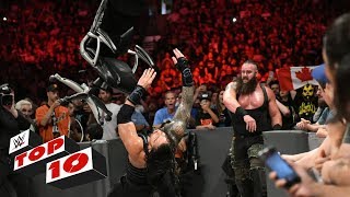 Top 10 Raw moments WWE Top 10 August 7 2017 [upl. by Catlaina]