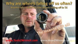 How are wheels and tires falling off cars trucks and semis so often [upl. by Nellad]