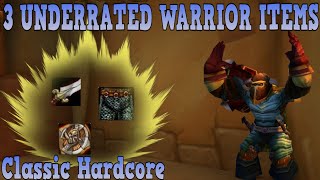 3 EASY ITEMS EVERY WARRIOR SHOULD GET  WOW CLASSIC HARDCORE [upl. by Hendon39]