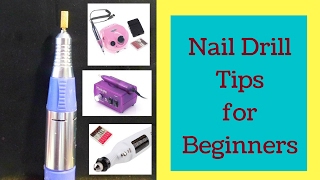 How to use an Electric Nail Drill Tutorial [upl. by Kilmarx]