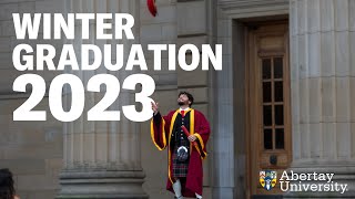 Abertay Universitys 2023 Winter Graduation Ceremony [upl. by Mortimer638]