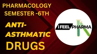 anti asthmatic drugs detailed video aktu pharmacy 6thsemester carewellpharma [upl. by Aioj]