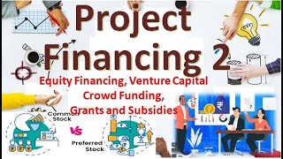 Project Financing External Financing Equity Venture Capital Crowd Funding Grants amp Subsidies [upl. by Coleville]