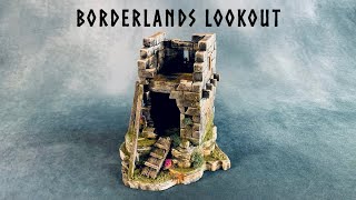 The Borderlands Lookout Scratch Building Wargaming Terrain for Dungeons and Dragons and Tabletop RPG [upl. by Rugg]