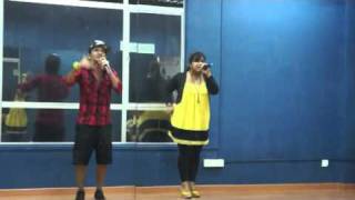 Zizan amp Dina Practice at One Nation Emcees Studio [upl. by Delora]