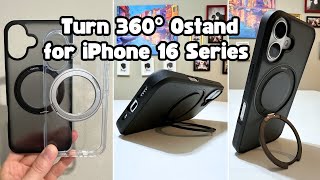 TORRAS Turn360° Ostand R Case for iPhone 16 Series  Full Demo  Review [upl. by Eniamrej]