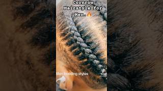 Cornrow Hairstyle For Men braiding hairstyle 🔥 [upl. by Amesari]