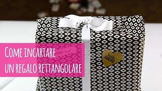 Come incartare un regalo rettangolare [upl. by Hcnarb]