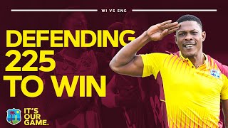 Defending 225 Runs To Win T20  West Indies vs England  Windies Cricket [upl. by Retswerb241]