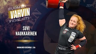 Suvi Naukkarinen  Suomen Vahvin Nainen 2024 Finaali [upl. by Ahsital9]