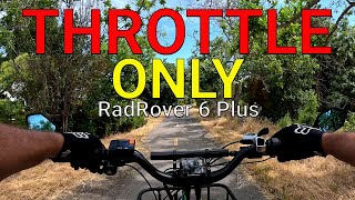 Throttle Only  Rad Power Bikes RadRover 6 Plus [upl. by Ellissa]