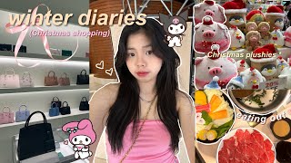 WINTER BREAK VLOG 🩷  christmas week meeting friends christmas presents 🎁  and shopping [upl. by Drahcir]