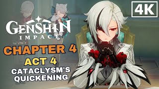 Genshin Impact  Chapter 4 Act 4 Cataclysms Quickening  Full Story JP Dub EN Sub 4K 60FPS [upl. by Tilda]