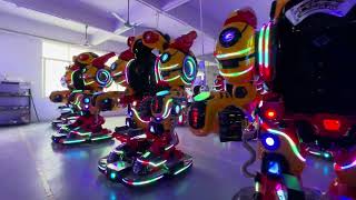 Future Warrior Amusement Robot Ride Production Workshop [upl. by Cathie]