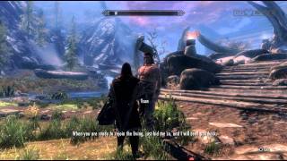 Elder Scrolls V Skyrim  Boss Alduin Final Battle and Ending Gameplay [upl. by Haelhsa540]