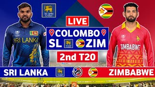 Sri Lanka vs Zimbabwe 2nd T20 Live Scores  SL vs ZIM 2nd T20 Live Scores amp Commentary [upl. by Letha]