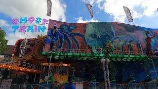 Edward Burtons Ghost Train onride POV  Beaconsfield Charter Fair 2022 [upl. by Aley897]