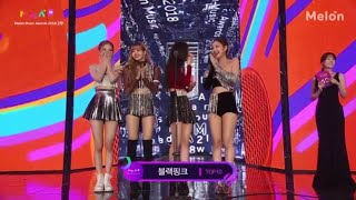 BLACKPINK WIN TOP10 at MMA MelOn Music Awards 2018 [upl. by Mayworm806]