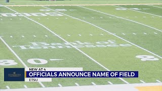 ETSU names football field ‘Bank of Tennessee Field’ [upl. by Poock]