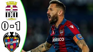 Cartagena vs Levante 01 Resumen  LaLiga Smartbank 2024 eFootball [upl. by Nrek506]