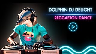 🎶🐬Reggaeton Dance Music with Dolphin DJ Delight [upl. by Anitnuahs229]