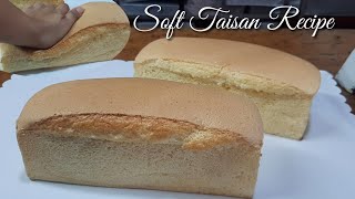 SOFT TAISAN LOAF RECIPEPINOY CHIFFON CAKEFOOLPROOF RECIPE AND PROCEDUREEASY GUIDE [upl. by Ahsirkal517]