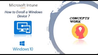 Enroll your Windows 10 device in Microsoft Intune [upl. by Latsirhc]