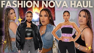 FASHION NOVA PRE FALL TRY ON HAUL 😍 [upl. by Redienhcs]