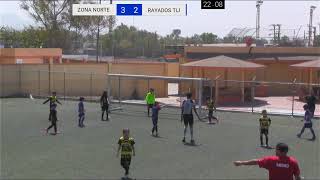 2T  ZONA NORTE vs RAYADOS TIJ 2018  Preparación 2024  Liga Menor de Tijuana [upl. by Darcey]